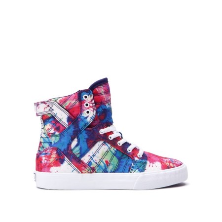 Supra Skytop Multicolor Høye Sneakers Barn [NO-6-W394]